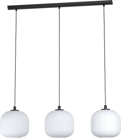 Eglo mantunalle - suspension - e27 - 120 cm - noir