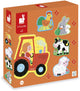 Janod - puzzle - ferme - 2, 4, 6, 8 et 10 pièces