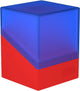 Ultimate guard boulder 100+ synergie - boîtes de cartons bleus et rouges