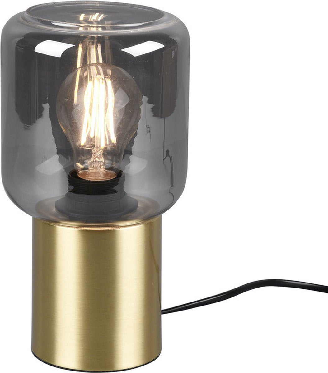 Rl live your light reality nico - lampe de table - laiton mat - excl. 1x e27 4w