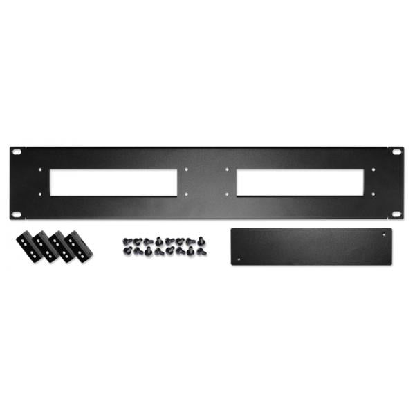 Navette PRM01 Plaque avant de montage à rack, 2U, 19, 1 mm, 483 mm, acier, enrobé de poudre, noir