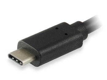 Équipement équipage 133455 USB 3.0 Cable C mâle pour taper une femelle, 15 cm