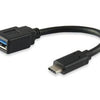 Équipement équipage 133455 USB 3.0 Cable C mâle pour taper une femelle, 15 cm