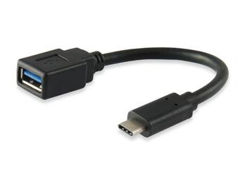 Équipement équipage 133455 USB 3.0 Cable C mâle pour taper une femelle, 15 cm
