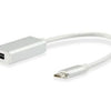 Équipement 133457 USB de type C mâle à mini adaptateur féminin DisplayPort, 15cm
