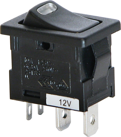 Carpoint interrupteur LED 12v 10a rouge 19x12mm