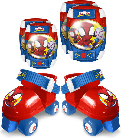 Tampon - Spidey Roller Skates réglables Bleu rouge taille 23-27