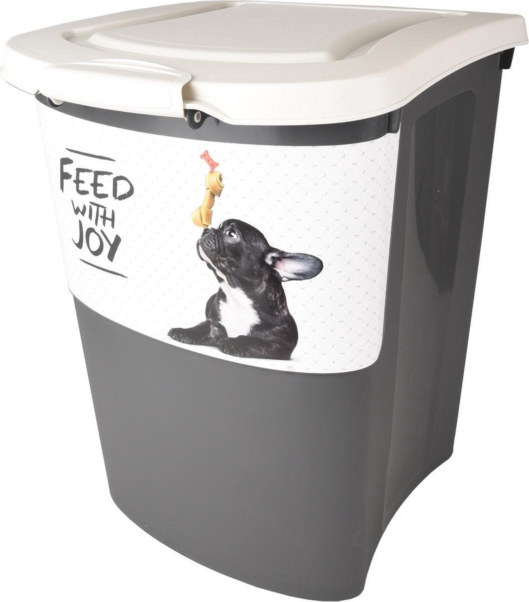 Baril d'alimentation Flamingo pria - gris - 38 litres