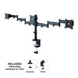 Neomounts NeoMounts NM-D135D3BLACK NEOMOCTS TRIPLE BURIS MONT, 3X 10-27, 24 kg, inclinaison tournure, - afbeelding 1