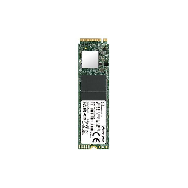 Transcende TS256GMTE110S 110S PCIE SSD, NVME PCIE 3X4, 256 Go, 3D NAND, 1500 400 MB S, 90K IOPS