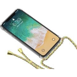 Étui de téléphone avec cordon lotta power 217406 synthétique transparent