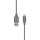 Câble de chargement xlayer 217078 usb gris