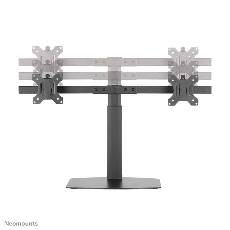 Neomounts Neomounts FPMA-D865DBLACH FLATSEREN Bureauseun, 2x 10-27, 12 kg, 35 46 cm, 75x75 100x