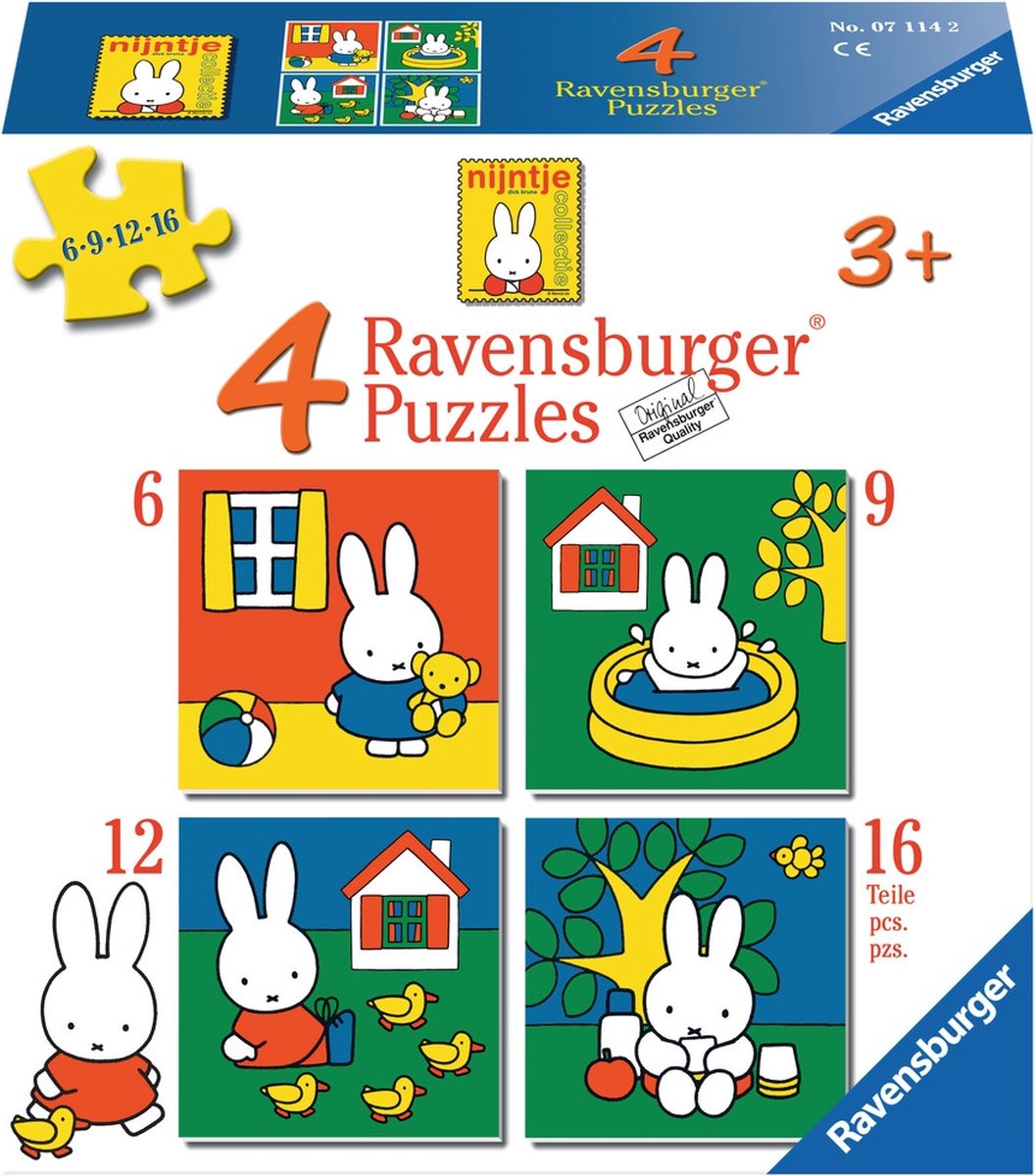Puzzle Ravensburger 6 + 9 + 12 + 16 pièces