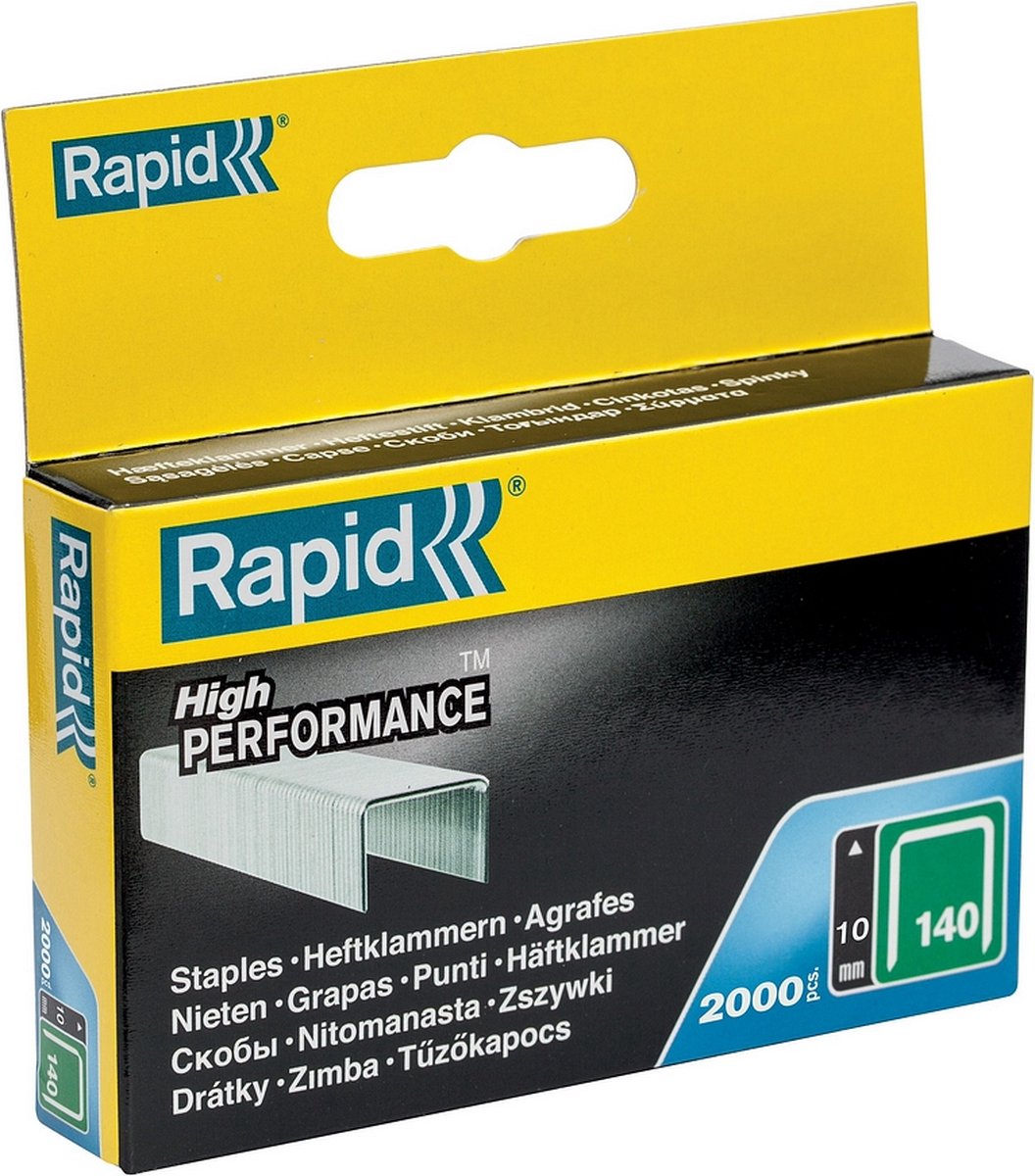 Rapid - agrafes type 140 - 10 mm 2000pcs 11910731