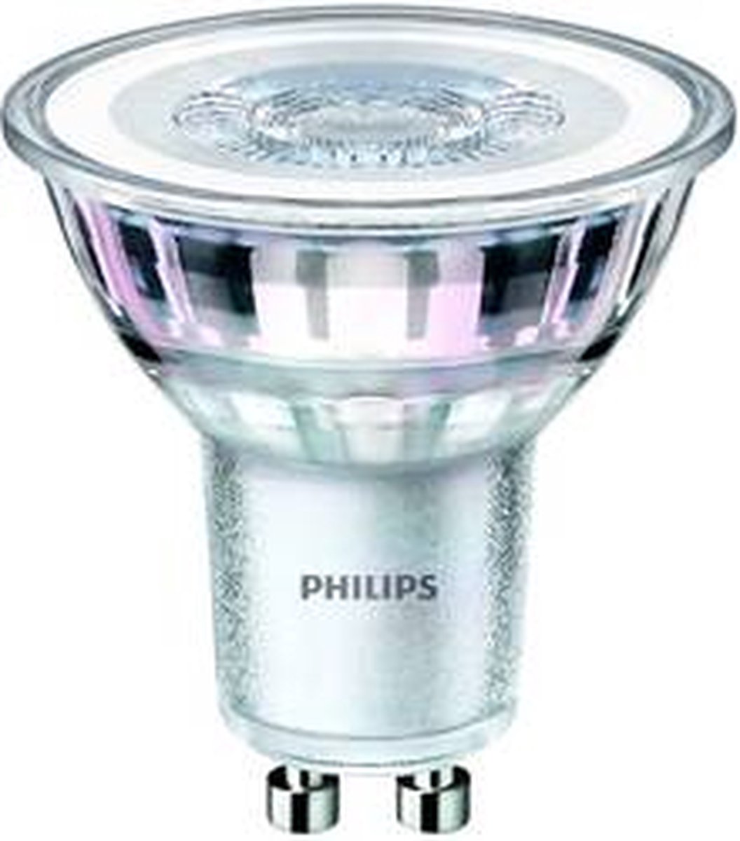Philips Spot LED gu10 4,6w 2700k 355lm 230v - pack de 3 - blanc chaud