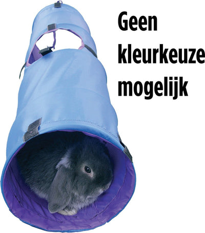 Assorti d'activité de tunnel de lapin en palissandre