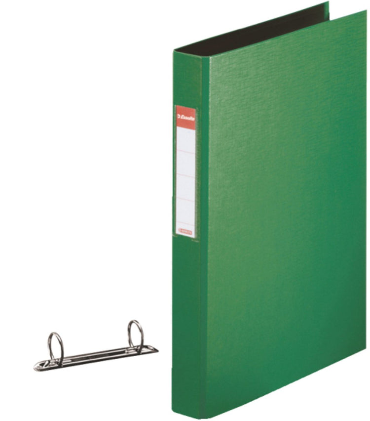 Classeur à 2 anneaux en plastique durable Esselte Vivida pour 190 feuilles A4 - largeur de dos de 42 mm - vert