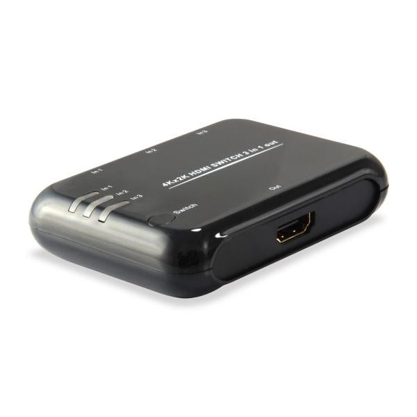 Équipement 332721 Switch HDMI, 3X, HDMI1.4, Dolby True-HD, 7.1ch, noir