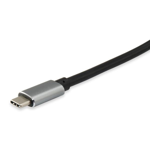 Équipement équipé 133464 USB Type C à 2x Adaptateur féminin HDMI, 2160p @ 30 Hz, USB3.1 Gen1, Gray
