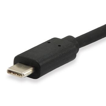 Équipez l'équipement 133467 USB Type-C vers le câble DisplayPort, mâle mâle, droit, 1,8 m, noir