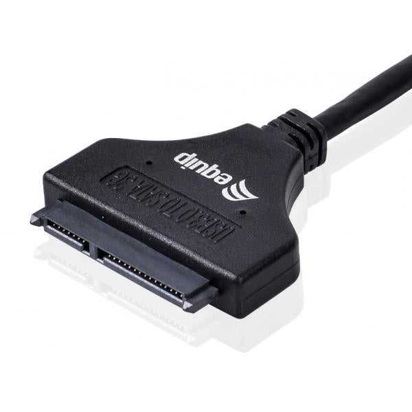 Équipement 133471 Adaptateur USB3.0 à SATA, mâle mâle, 0,5 m, noir