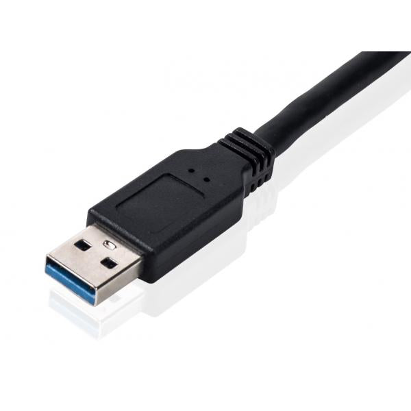 Équipement 133471 Adaptateur USB3.0 à SATA, mâle mâle, 0,5 m, noir