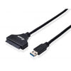 Équipement 133471 Adaptateur USB3.0 à SATA, mâle mâle, 0,5 m, noir