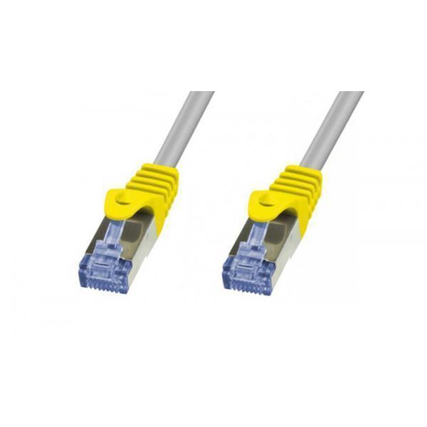 ADJ ADJ 310-00067 Câble de mise en réseau, RJ45, FTP, Cat. 6, blindé, 10m, gris