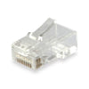 Équipez 121144 ensemble de connecteurs RJ45 de 100pcs, UTP, Cat.6
