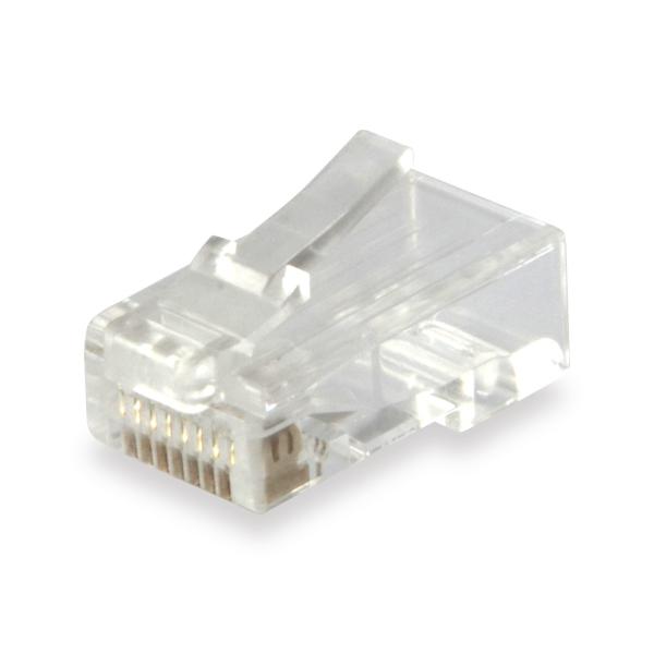 Équipez 121144 ensemble de connecteurs RJ45 de 100pcs, UTP, Cat.6