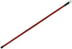 Manche à balai métal rouge 1,30m