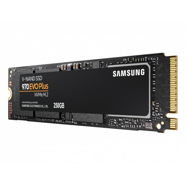 Samsung MZ-V7S250BW EVO 970 Plus SSD, 250 Go, M.2 2280, V-Nand MLC, 3500 3300 MB S, 550 000 IOPS