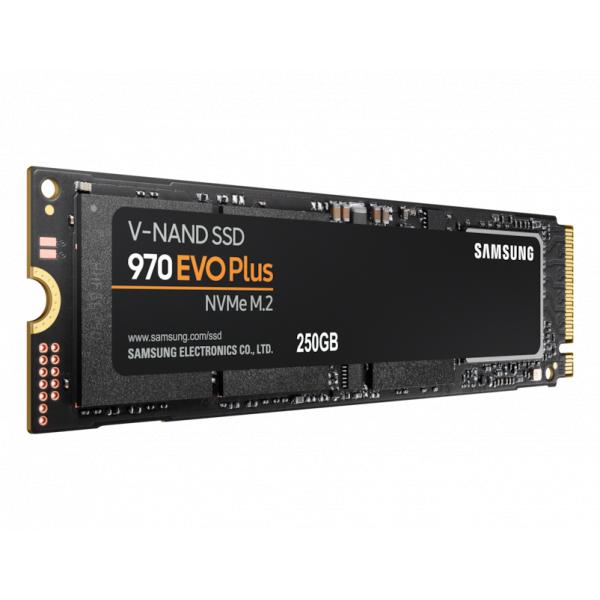 Samsung MZ-V7S250BW EVO 970 Plus SSD, 250 Go, M.2 2280, V-Nand MLC, 3500 3300 MB S, 550 000 IOPS