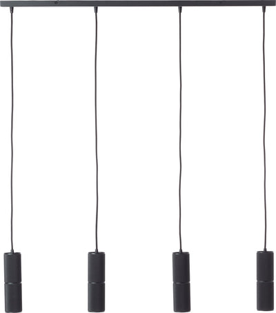 Brilliant Marty - suspension - 4 lumières - LED 4xGU10 - noir