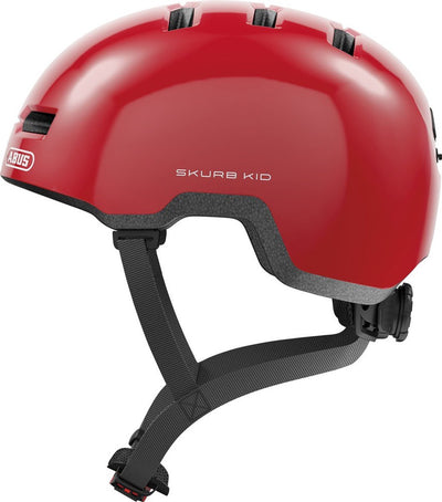 ABUS CASHET SKURB Kid Shiny Red S 45-50cm