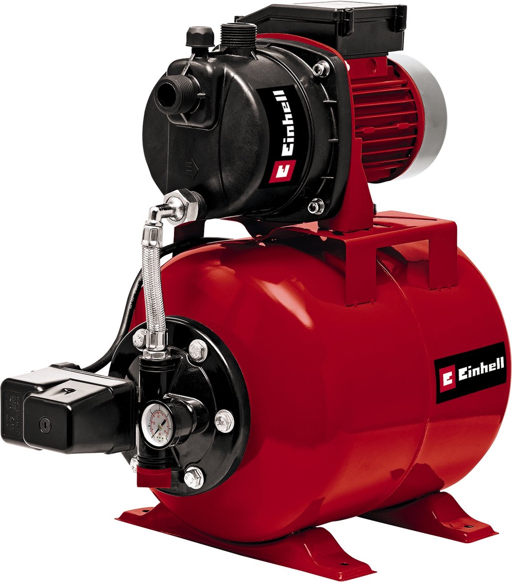Pompe de surpression électrique Einhell GC-WW 6538 - 650 W - 3800 l h - 3,6 bar - capacité du réservoir sous pression : 20 l - max. hauteur : 36 m