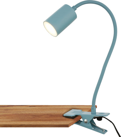 Briloner fleks – lampe de bureau – lampe à pince – inclinable à pince – spot à pince avec lumière blanc chaud – 3,5w – bleu – 40x10x6cm