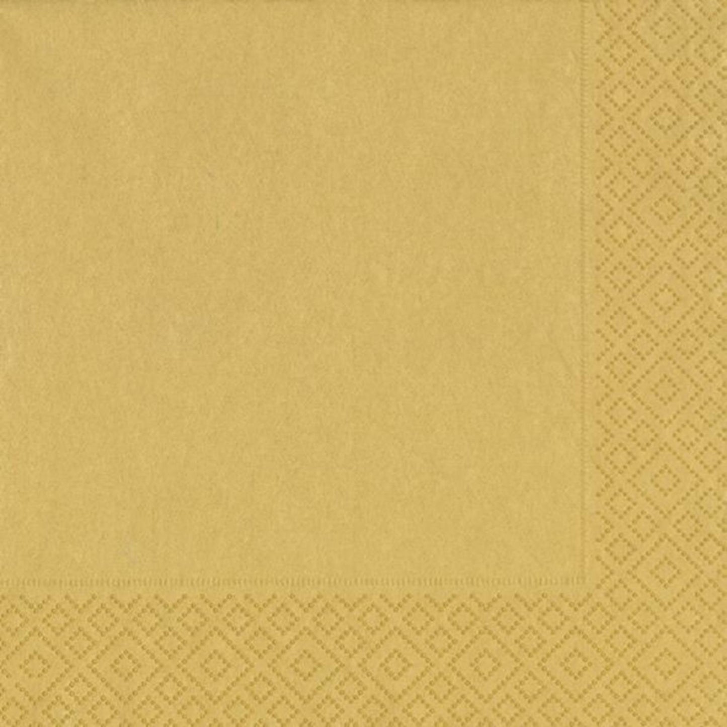 Serviettes Duni 33x33cm or
