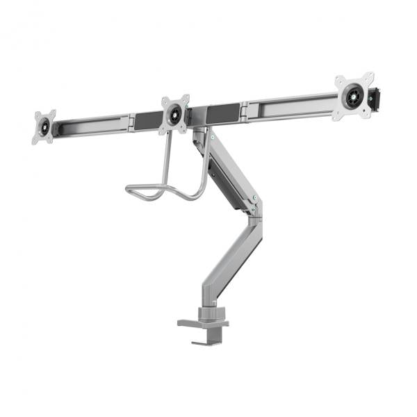 Neomounts NeoMounts NM-D775DX3ILVER ÉCRANS SURPRIGNEMENT, 17 27, 6 kg, 100x100 mm, pince, SIL