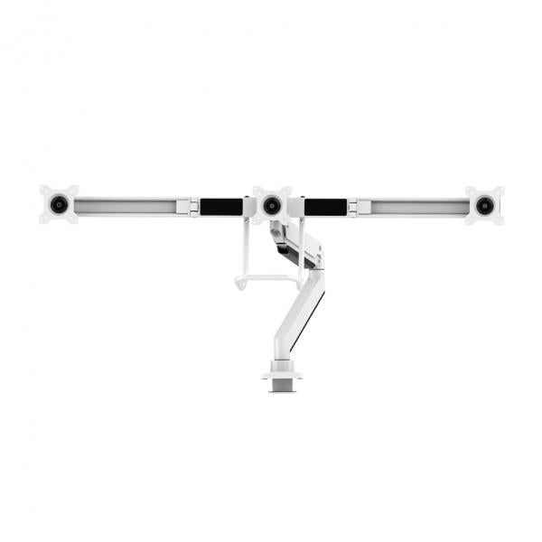 Neomounts NeoMounts NM-D775DX3 White à écran plat de bureau, 17-27, 6 kg, 100x100 mm, pince, blanc