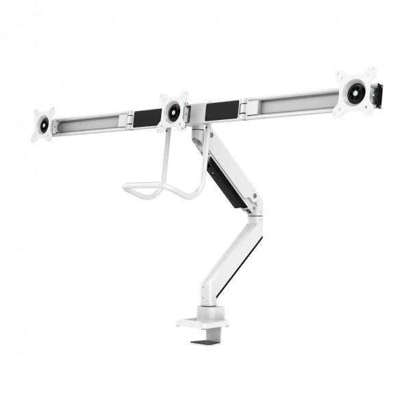 Neomounts NeoMounts NM-D775DX3 White à écran plat de bureau, 17-27, 6 kg, 100x100 mm, pince, blanc