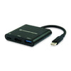 Conceptronic Concepttronic Donn01b DONN USB-C à l'adaptateur HDMI, USB 3.2 Gen 1 (3.1 Gen 1) Type-A C, HDMI, noir