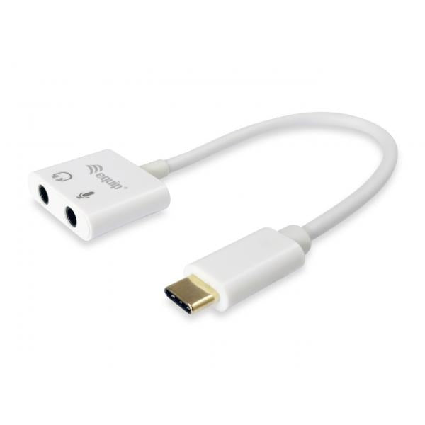 Équipement 133460 Adaptateur USB vers audio, type USB -C -> Jack 3,5 mm