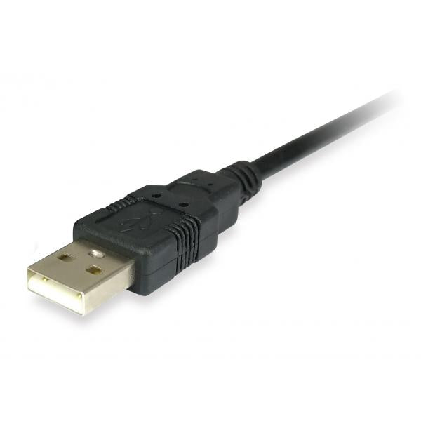 Équipement équipage 133383 USB à un câble adaptateur parallèle, USB 2.0 -> IEEE1284, mâle mâle, noir