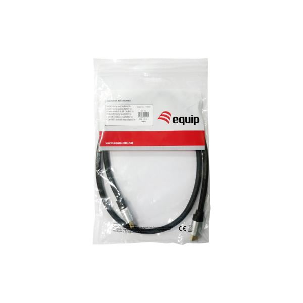 Équipement Équipement 119381 HDMI 2.1 Câble ultra à grande vitesse, HDMI Type A -> HDMI Type A 48 Gbit S, arc, 2m, noir