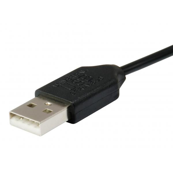 Équipement 128952, HUB USB de voyage à 4 ports, USB 2,0, 480 Mbits, plastique, noir