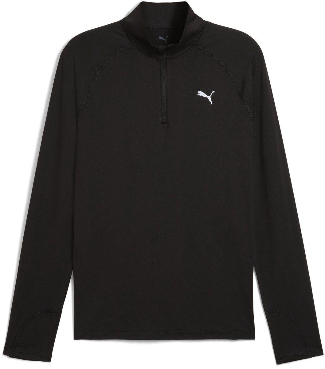 Haut de sport Puma m run speed cloudspun 1 4 zip pour homme - noir