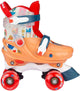 Patins à roulettes Nijdam réglables - espace exclusif x - pêche - taille 29-32