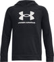 Under Armour UA Rival Fleece BL Hoodie Pull de sport unisexe - Noir - Blanc